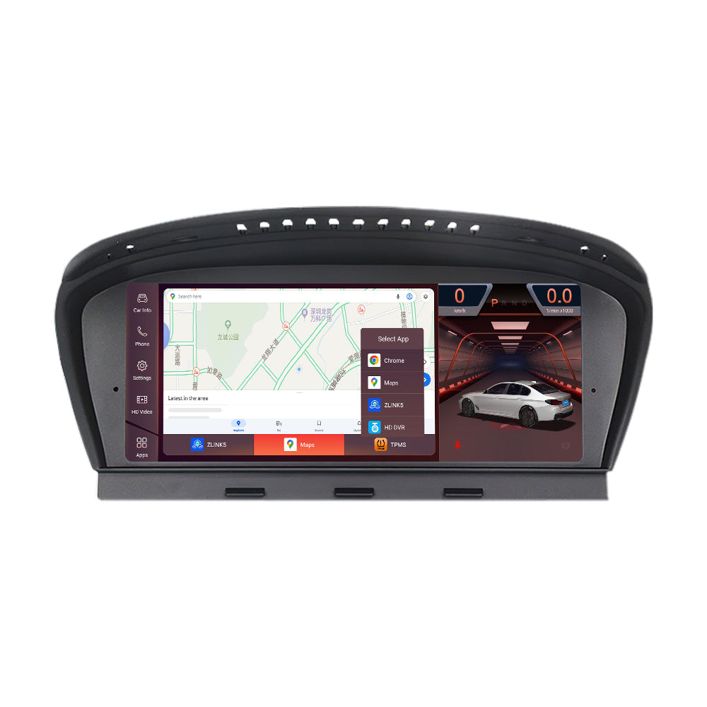 BMW 3er / 5er / 6er E90–E64 Android 15 Autoradio mit Apple CarPlay & Android Auto | CCC CIC kompatibel - AutoTunes