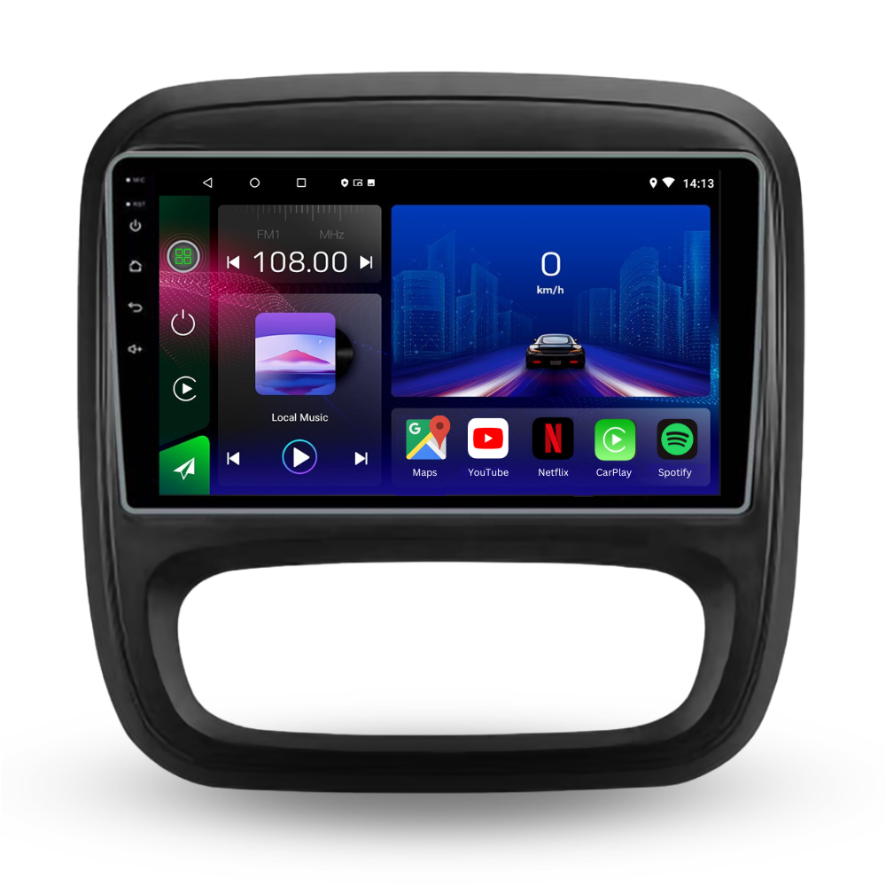 Opel Vivaro | Renault Traffic | 2014-2021 | Android 13 Autoradio | Apple CarPlay | Android Auto - AutoTunes