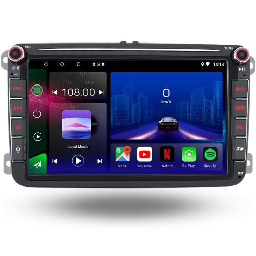 Volkswagen | Seat | Skoda | 8-Zoll-Display | Android 13 Autoradio | Apple CarPlay | Android Auto - AutoTunes