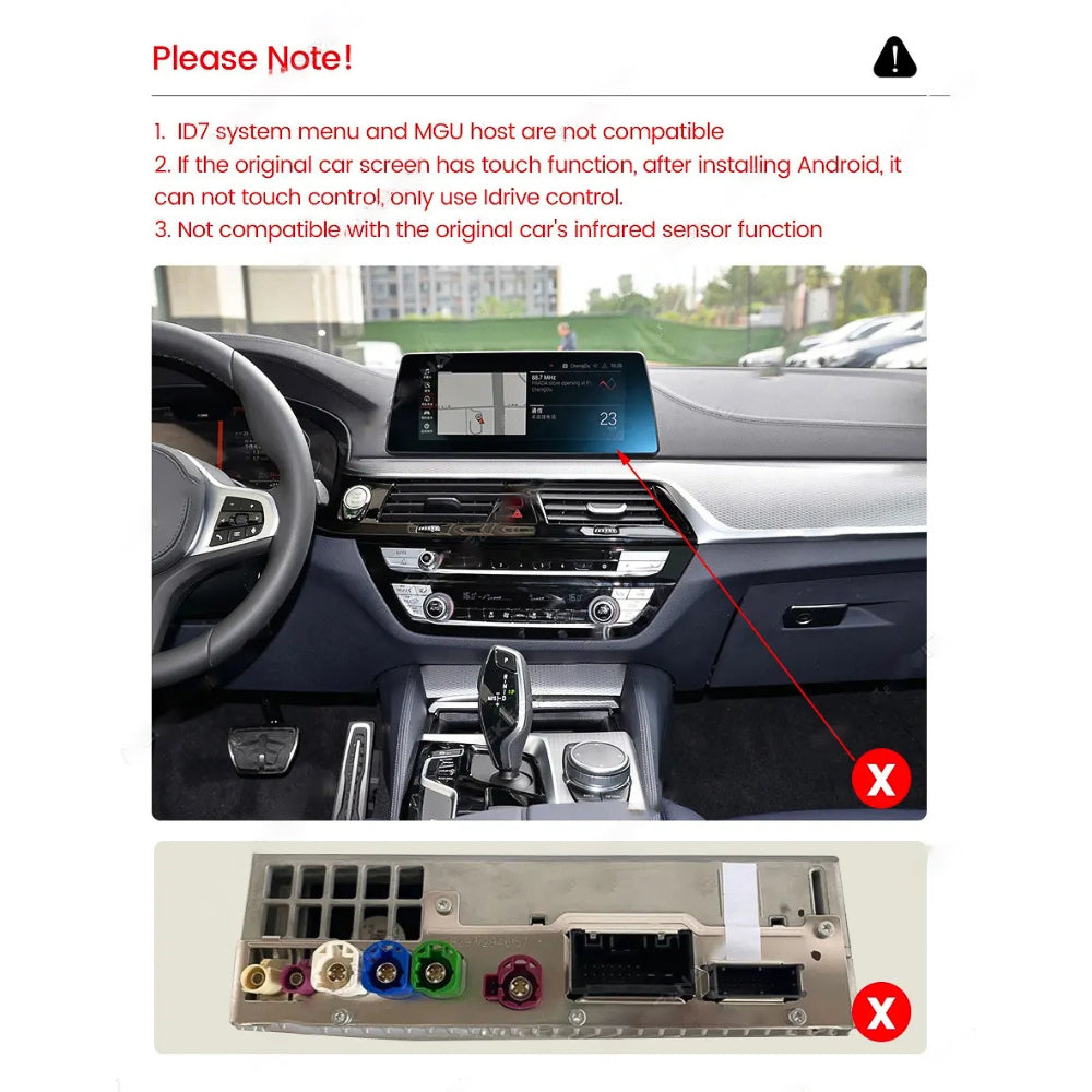 BMW 5 Series | 2016-2024 | G30 G31 | Android 13 | Car Stereo Wireless CarPlay & Android Auto Head Unit EVO - Pluscenter