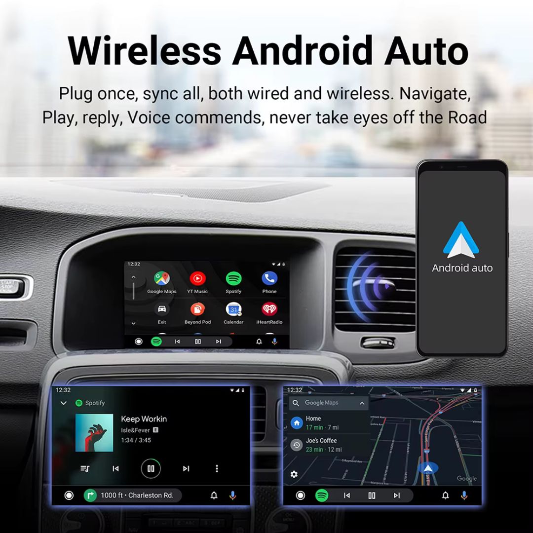 For Volvo Wireless Apple CarPlay Retrofit 2015-2020 Android Auto 7inch Original Screen - Pluscenter