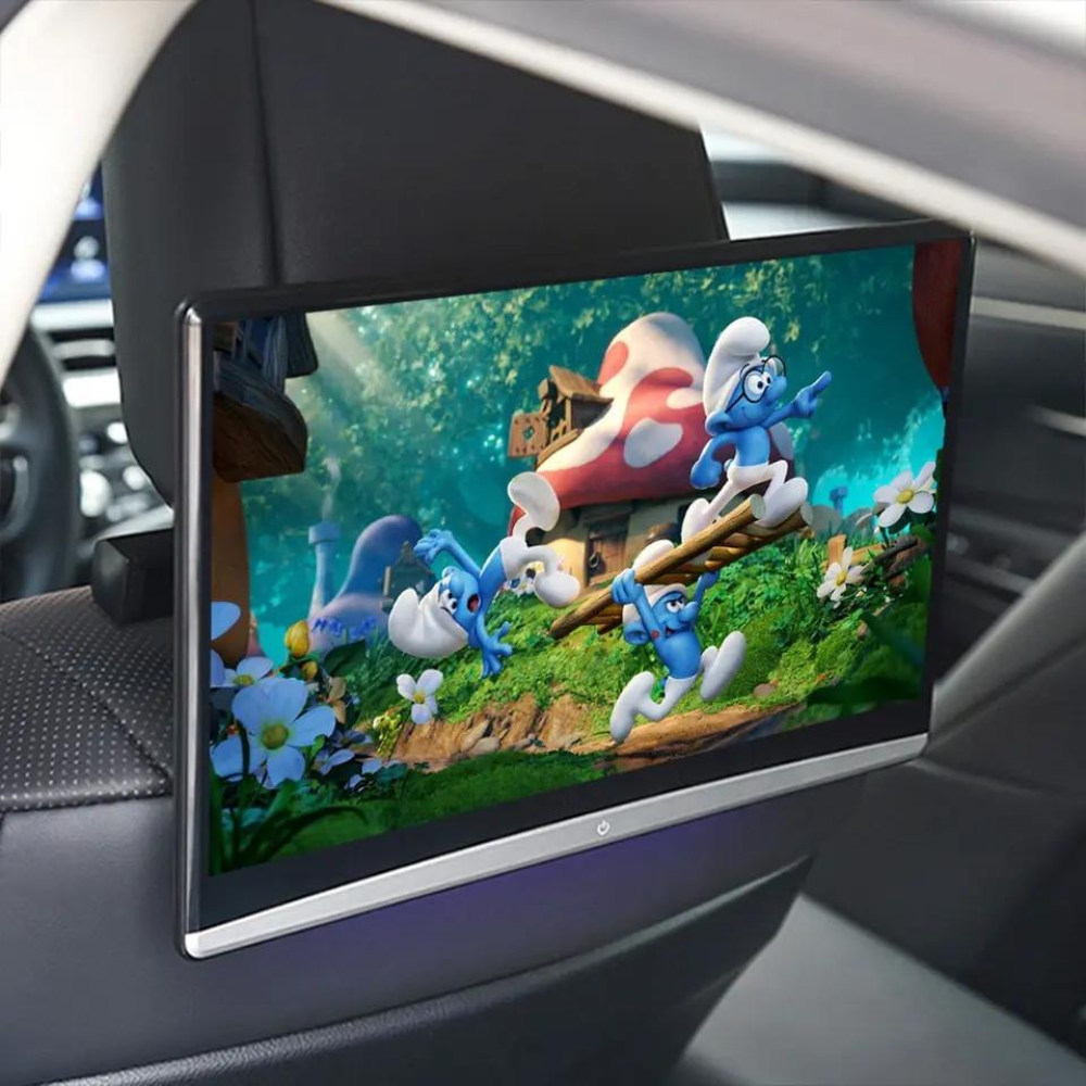 Headrest 13.3inch Android 12 4+64GB Screen 4K Car Monitor Multifunction Tablet Touch Screen Display - Pluscenter