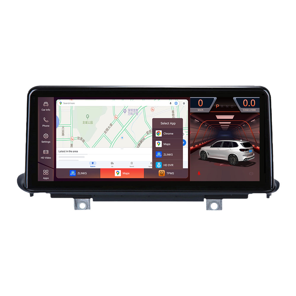 BMW X5 / X6 (2014–2019) F15 F16 Android 15 Autoradio mit Apple CarPlay & Android Auto | NBT EVO kompatibel - AutoTunes