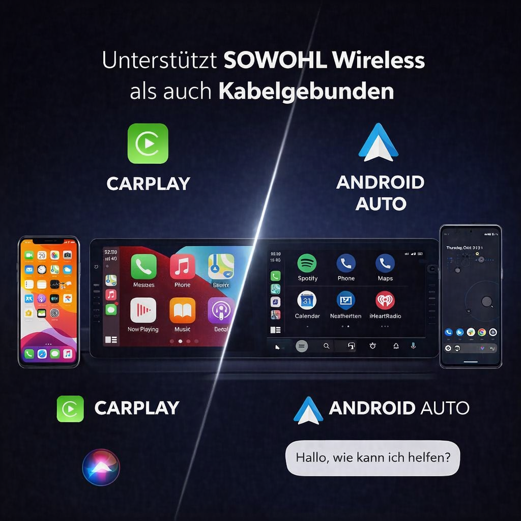 Audi A1 / S1 (2010–2018) Android 15 Autoradio mit Apple CarPlay & Android Auto - AutoTunes
