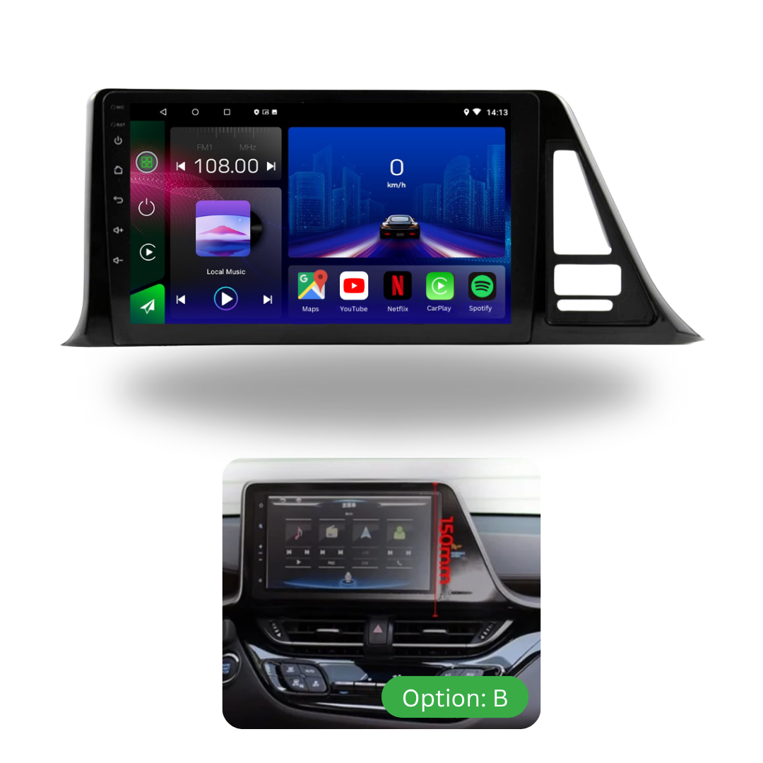 Toyota CH-R | 2016-2019 | Android 13 car radio | Apple CarPlay | Android Auto 