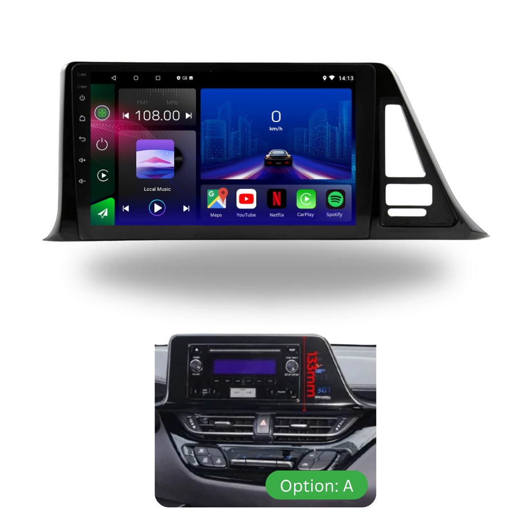 Toyota CH-R | 2016-2019 | Android 13 car radio | Apple CarPlay | Android Auto 