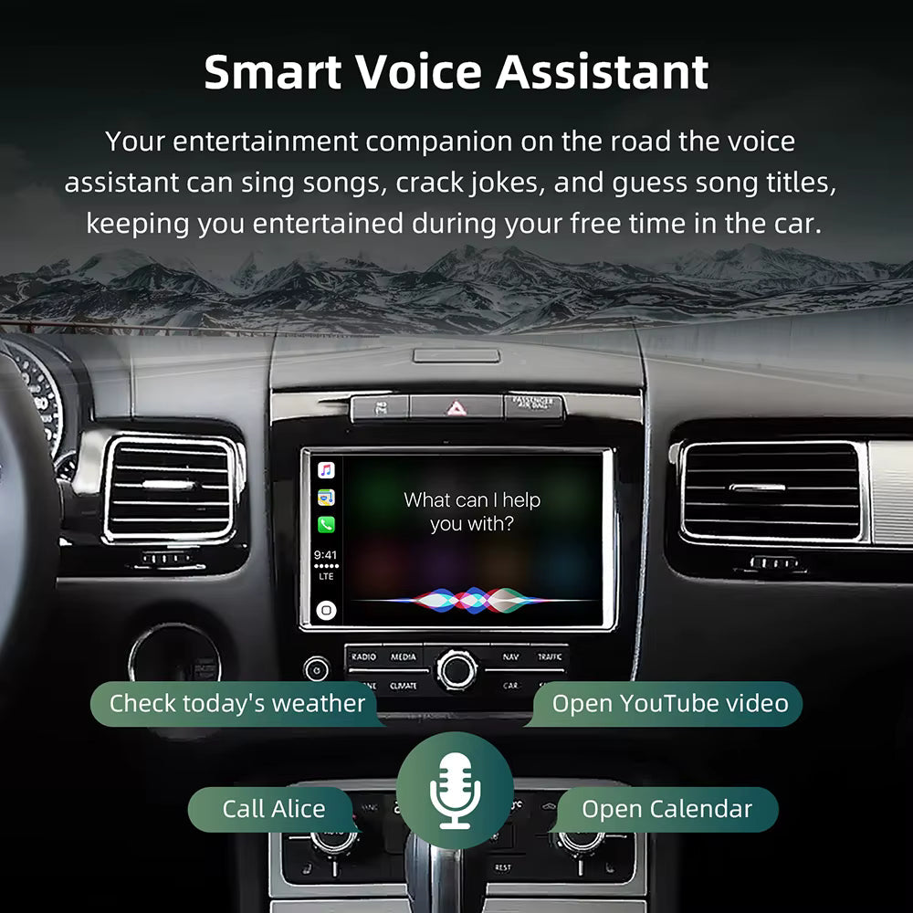 For Volkswagen Touareg Wireless Apple CarPlay Retrofit Android Auto - Pluscenter