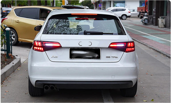 Audi A3 S3 RS3 2013-2020 Car Lights LED Rear Tail Lights Sequential Tu