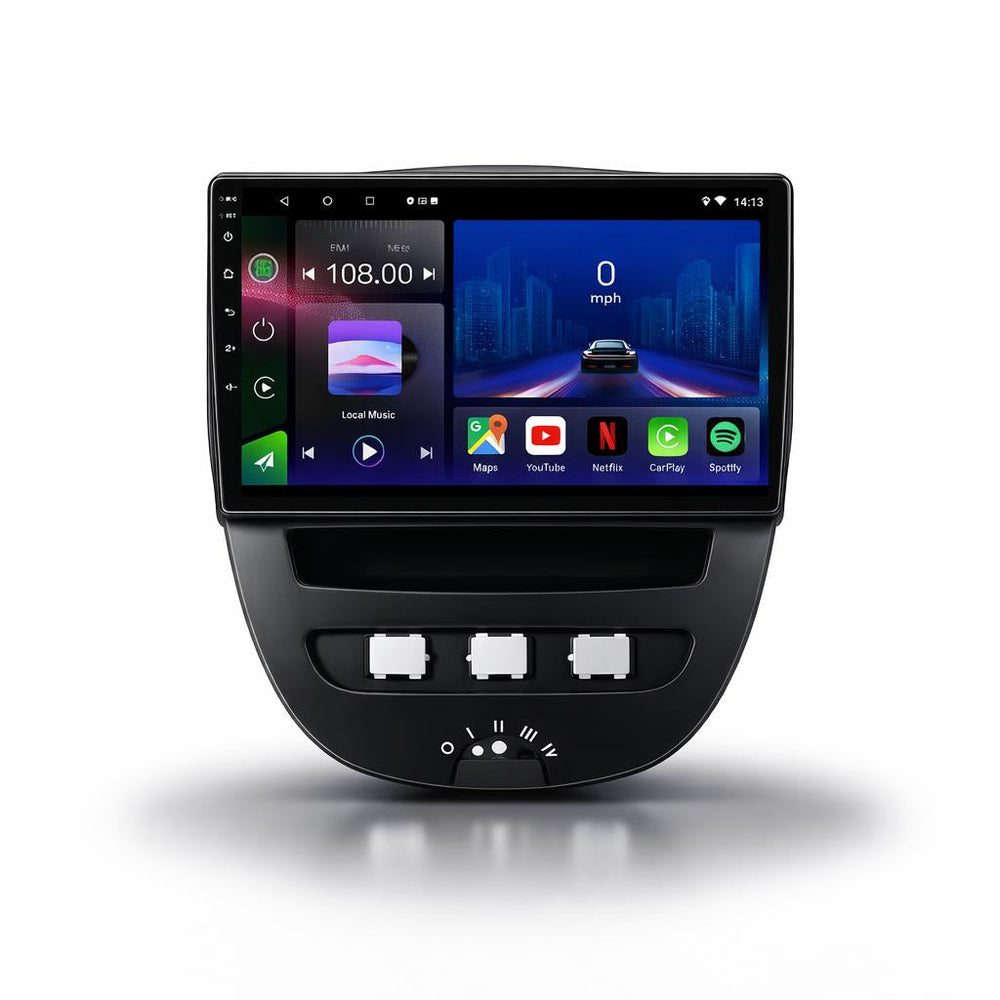 Peugeot 107 / Citroën C1 / Toyota Aygo (2005–2014) Android 15 Autoradi