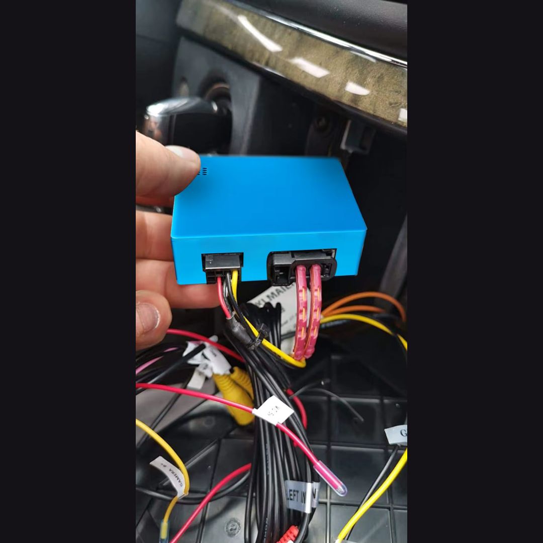 For Audi BMW Mercedes Porsche Aux Optical Fiber Optic Box Decoder Amplifier Adapter - Pluscenter