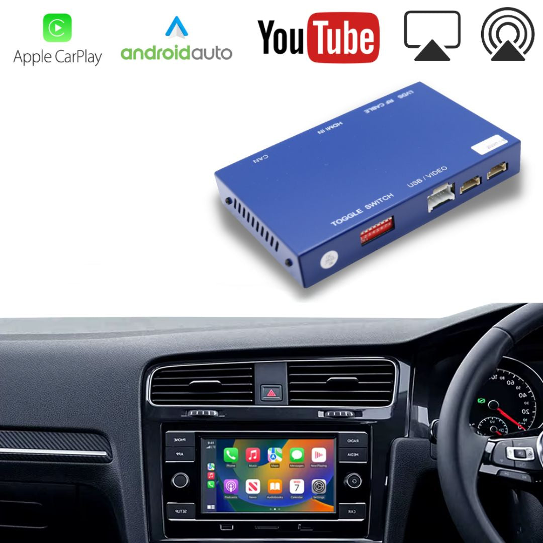 For Volkswagen Seat Skoda Wireless Apple CarPlay Retrofit Android Auto MIB1 & MIB2 - Pluscenter