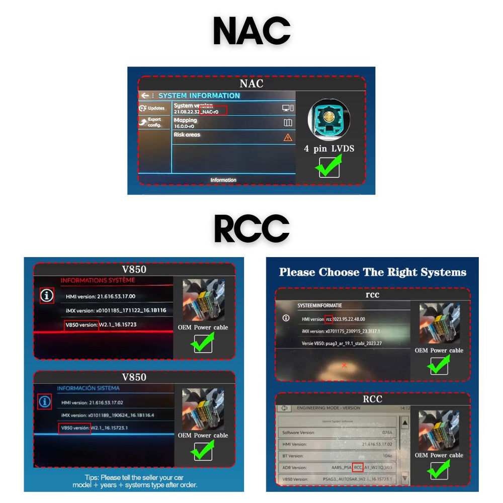 RCC NAC Apple CarPlay & Android Auto Retrofit